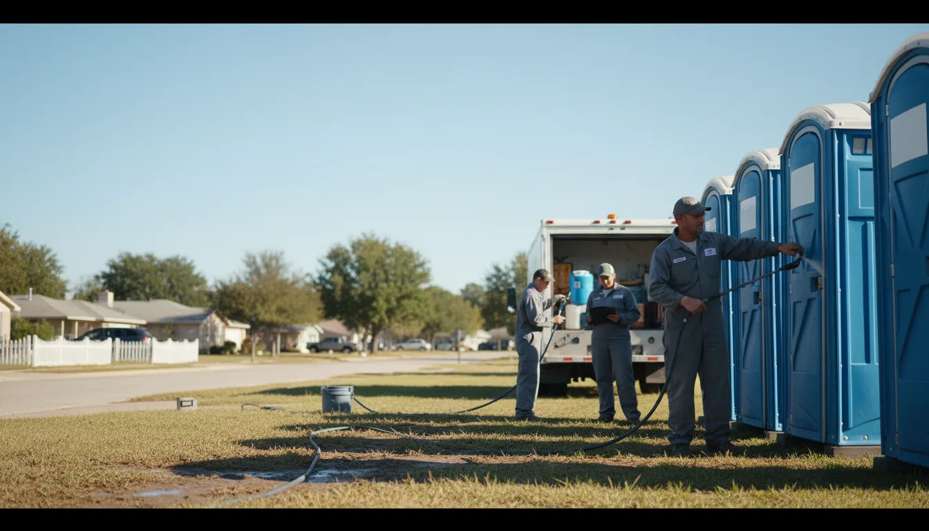 Long-Term Portable Toilet Rental in Clarksville, VA near me